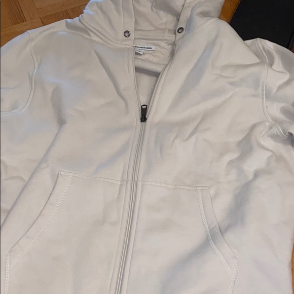 Cream zip up hoodie - Picture 1 of 3